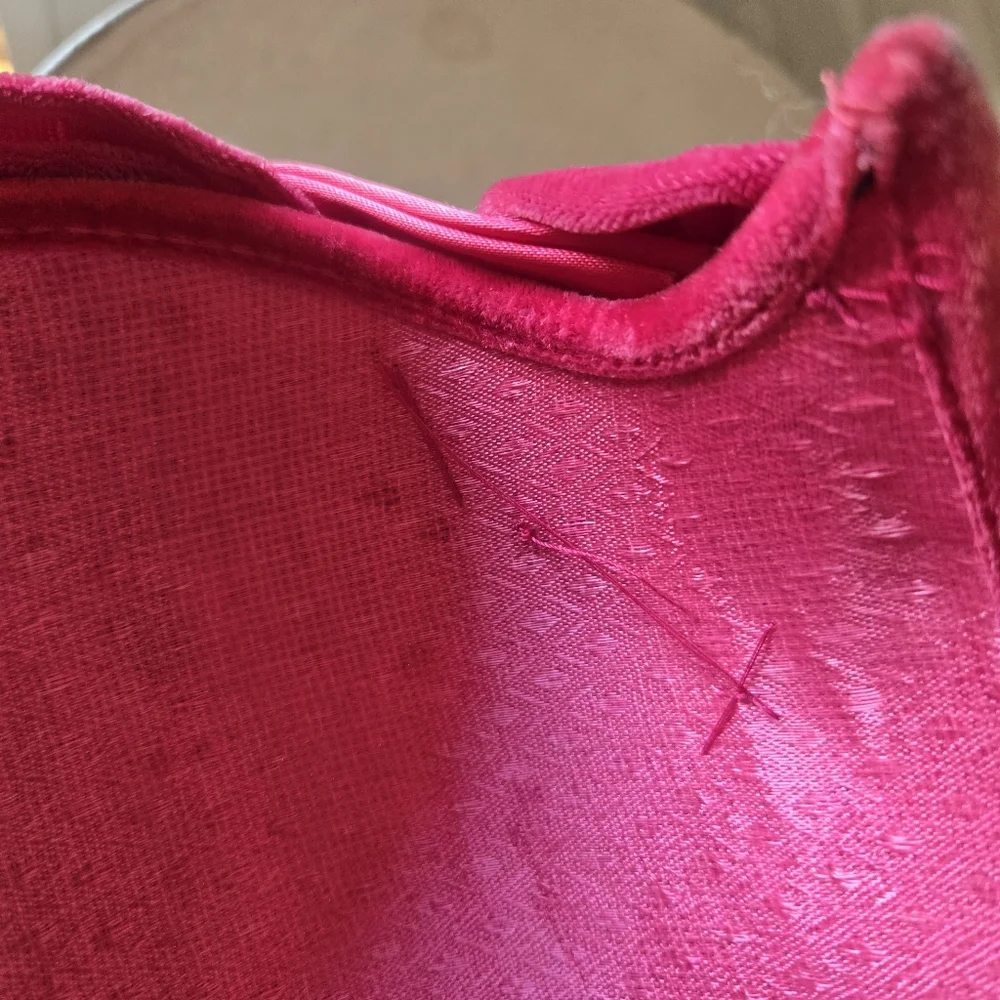 Vtg 1950s Lilly Daché Floral Calot Hat, Ribbon, Velvet, S/7 - Picture 11 of 15